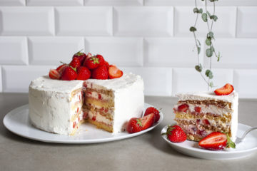 Erdbeer-Ricotta-Torte