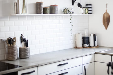 Küchenarbeitsplatten: Beton statt nur Betonoptik