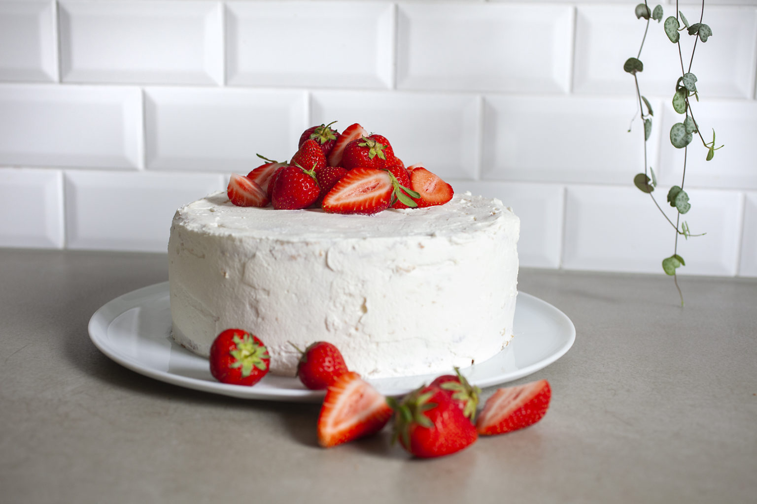 Sommerliche Erdbeer-Ricotta-Torte - makajumy.de